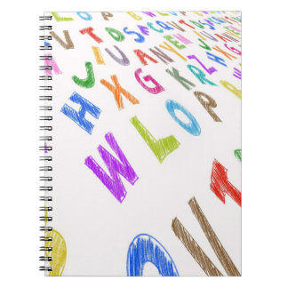 Caderno Espiral 8.5x11 - Alfabeto da Educação