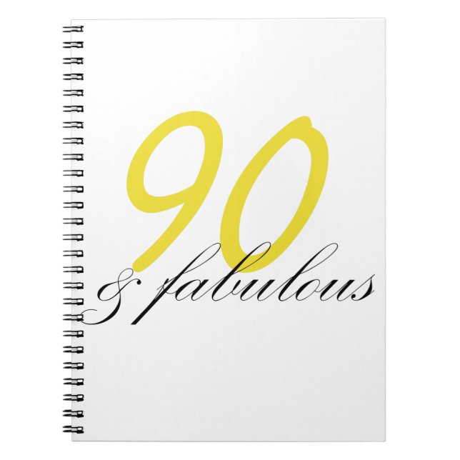Caderno Espiral 90 e fabuloso (Frente)