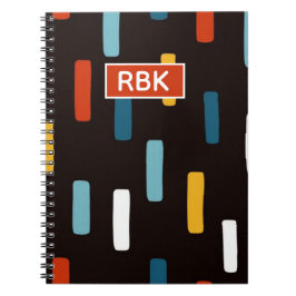 Caderno Espiral 90s Street Icons seamless scandinavian pattern