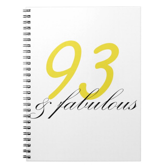 Caderno Espiral 93 e fabuloso (Frente)