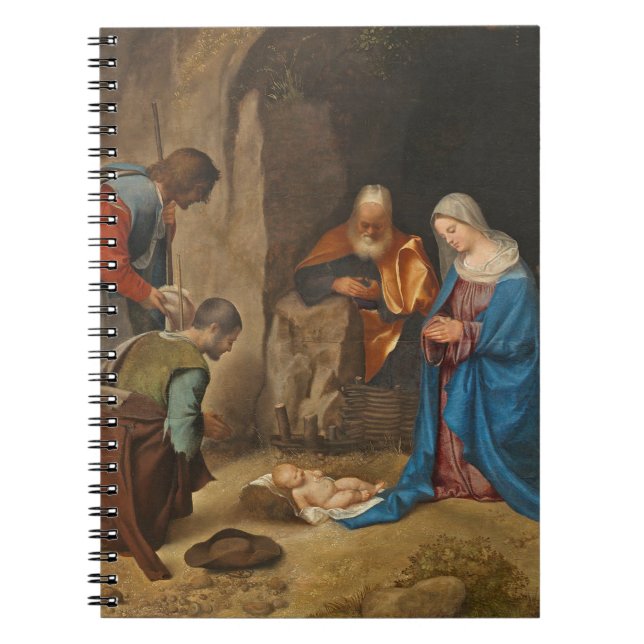 Caderno Espiral A adoração dos pastores, 1505-10 (Frente)