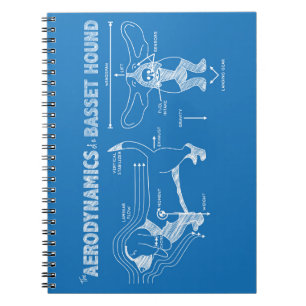 Caderno Espiral A aerodinâmica de um basset Hound