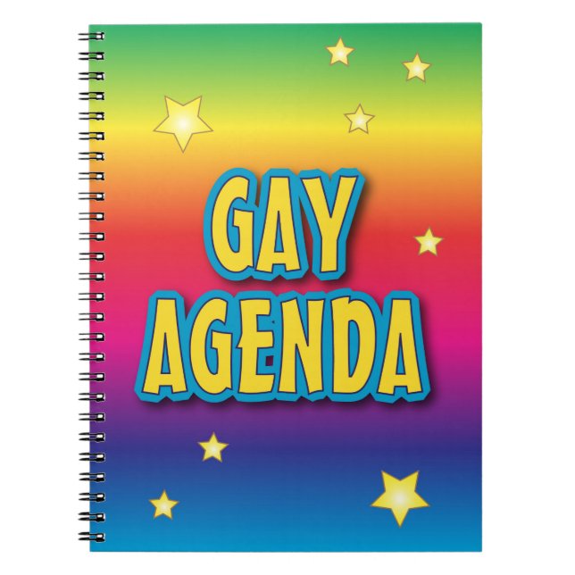 Caderno Espiral A agenda alegre (Frente)