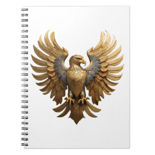 Caderno Espiral A Águia Dourada