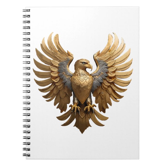 Caderno Espiral A Águia Dourada (Frente)