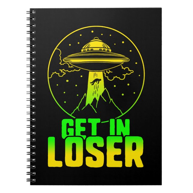 Caderno Espiral A alienígena obtem no presente da chalaça do (Frente)