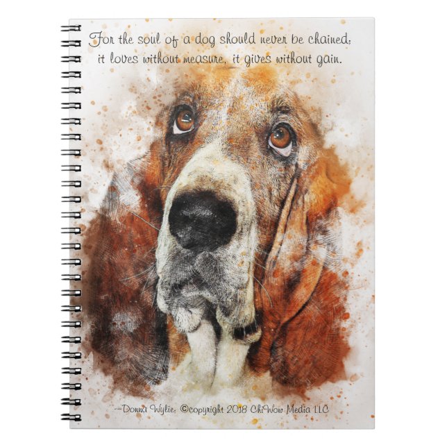 Caderno Espiral A alma de um Cachorro - Cachorro (Frente)