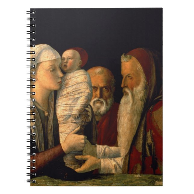 Caderno Espiral A apresentação de Jesus no templo (Frente)