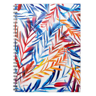 Caderno Espiral A aquarela deixa um padrão sem descontinuidades