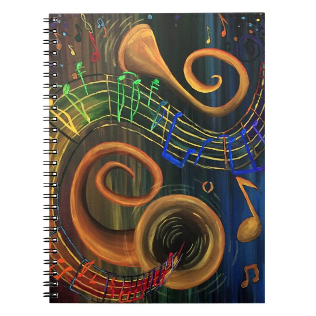 Caderno Espiral A ART da Música (Frente)