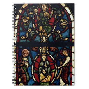 Caderno Espiral A árvore de Jesse, século XIII (vitral)