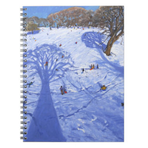 Caderno Espiral A árvore do inverno de Chatsworth sombreia 2013