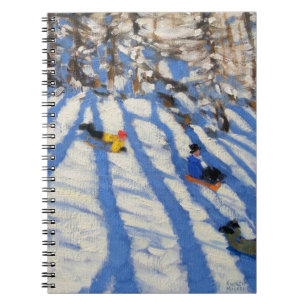 Caderno Espiral A árvore sombreia Morzine