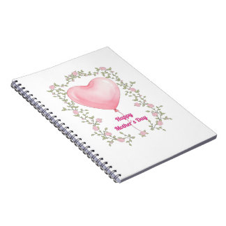 Caderno Espiral A beautiful notepad for Mother's Day- Pastel pink