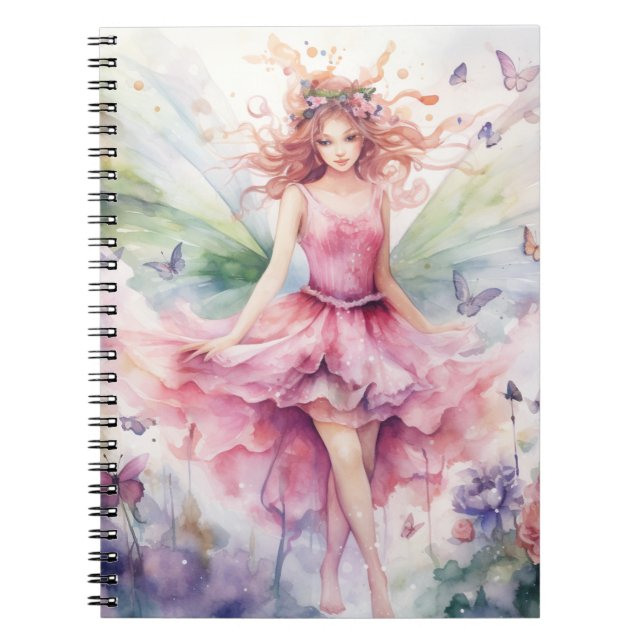 Caderno Espiral A Beautiful Spring Fairy (Frente)