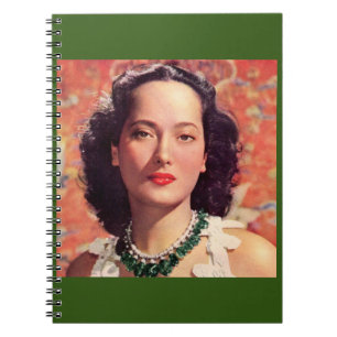 Caderno Espiral a bela Merle Oberon