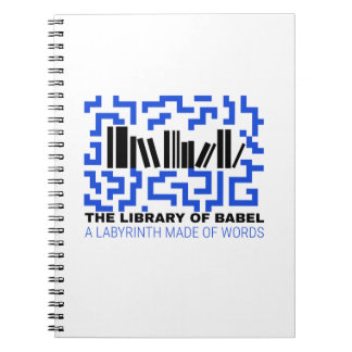 CADERNO ESPIRAL A BIBLIOTECA DE BABEL UM LABIRINTO FEITO DE PALAVR