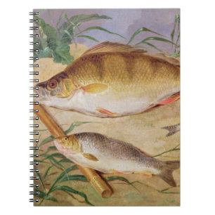 Caderno Espiral A captura de um pescador dos peixes grosseiros