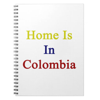 Caderno Espiral A casa está em Colômbia