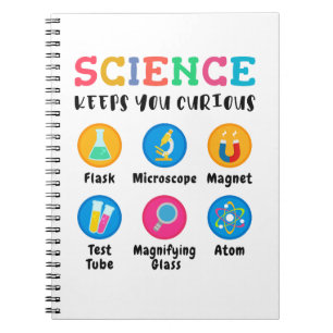 Caderno Espiral A ciência mantém você curioso