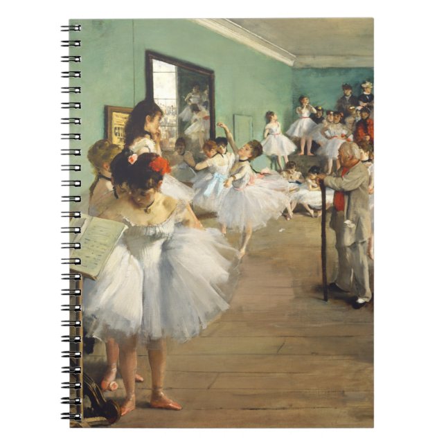 Caderno Espiral A classe de dança Edgar Degas (Frente)