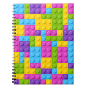 Caderno Espiral A construção plástica obstrui o teste padrão
