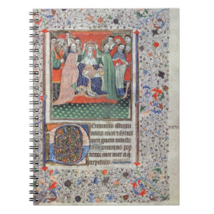 Caderno Espiral A coroação de Henry VI (1421-71) em Westminster,