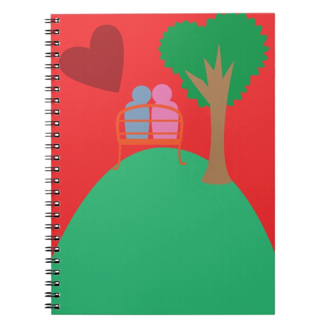 Caderno Espiral A Couple Dating  (Frente)