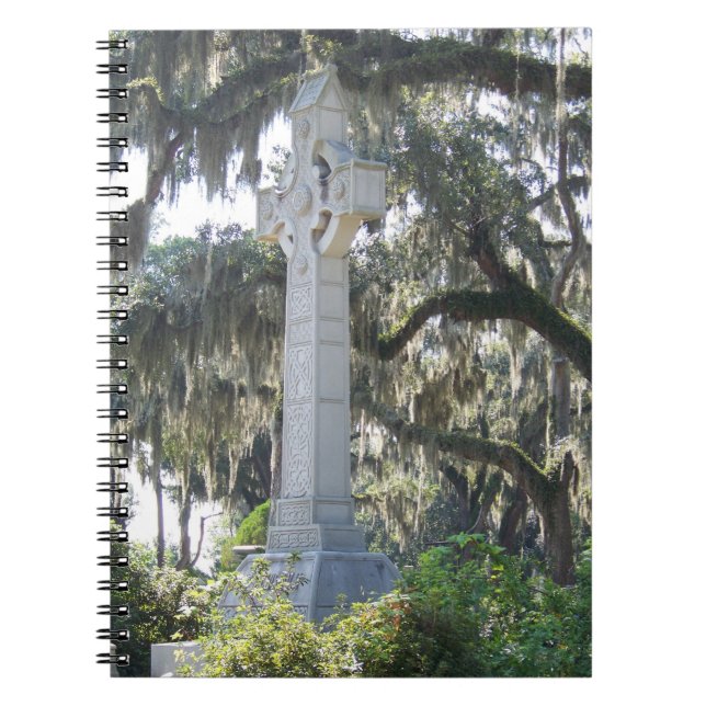 Caderno Espiral A Cruz Celta de Savannah (Frente)