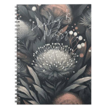 A cura é uma bagunça - Arte Botânica de Bloom da M