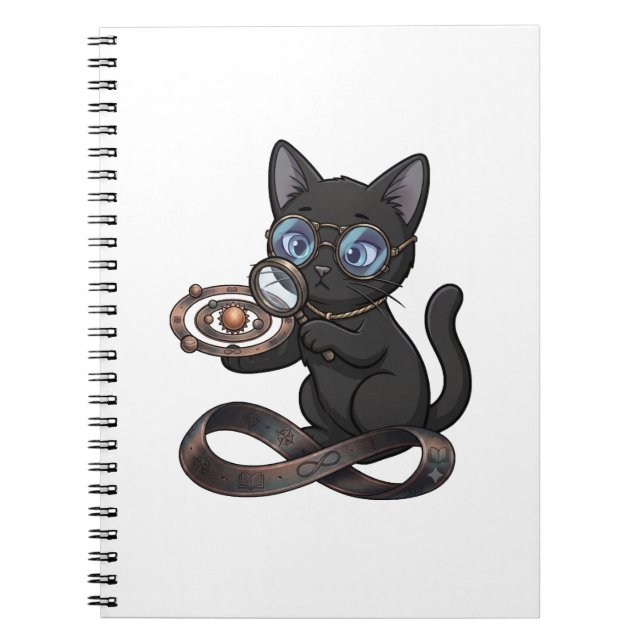 Caderno Espiral "A curiosidade é o começo da sabedoria." (Frente)