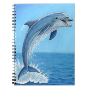 Caderno Espiral A Dança Silenciosa do Golfinho
