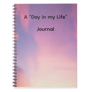 Caderno Espiral A Day in my Life Journal;