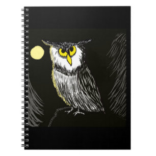 Caderno Espiral A 🦉 de Coruja Feiticeira