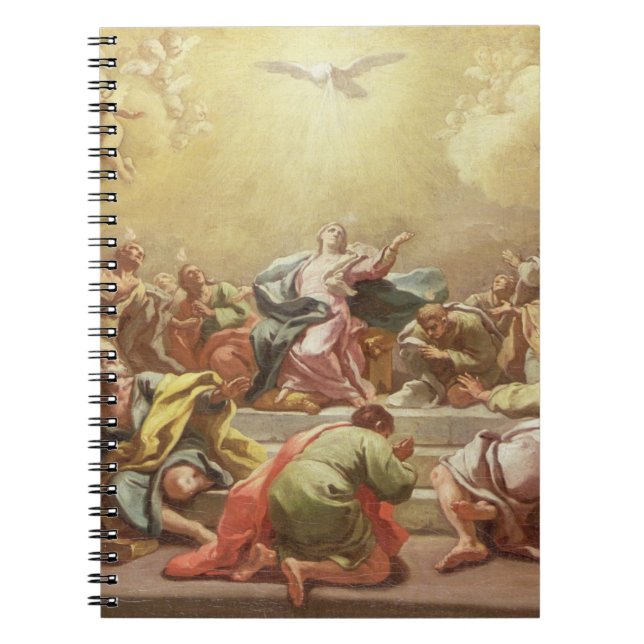 Caderno Espiral A descida do Espírito Santo (Frente)