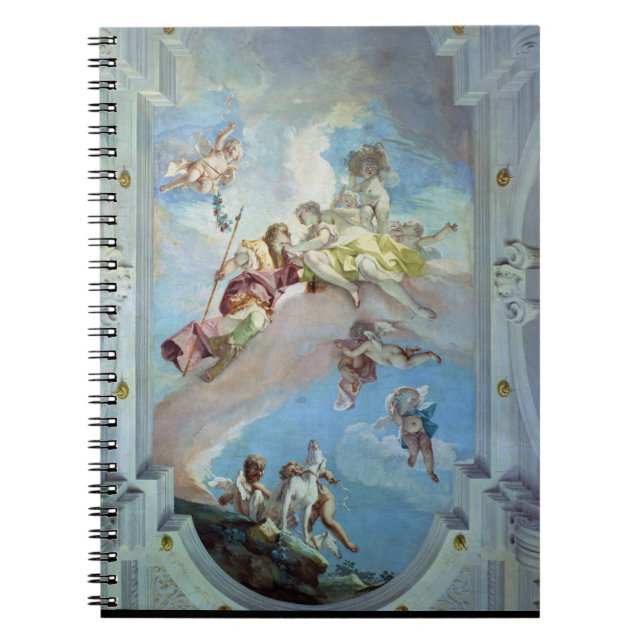 Caderno Espiral A divisão de Venus de Adonis, 1707-08 (fresco) (Frente)