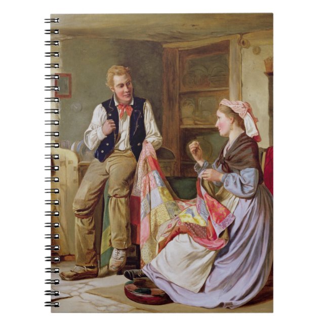 Caderno Espiral A edredão de retalhos (Frente)