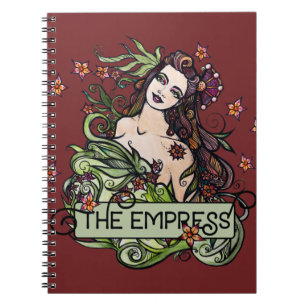 Caderno Espiral A Empress Tarot Card