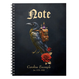 Caderno Espiral A Entrega Mecânica do Corvo