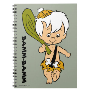 Caderno Espiral A entulho dos Flintstones   Bamm-Bamm