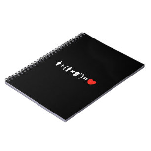 Caderno Espiral A Equação do Amor para os Homens