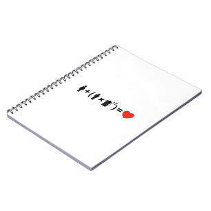 Caderno Espiral A Equação do Amor para os Homens