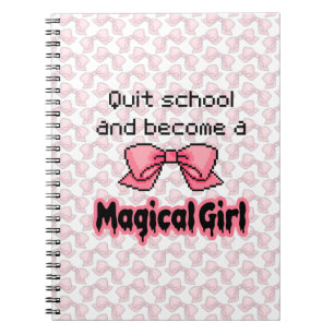 Caderno Espiral a escola parada kawaii assenta bem em uma menina