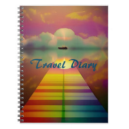 Caderno Espiral "A estrada para o destino desconhecido"