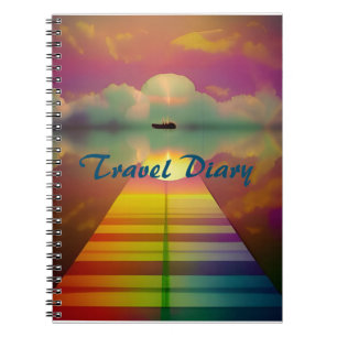 Caderno Espiral "A estrada para o destino desconhecido"