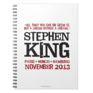 Caderno Espiral A euro- excursão de Stephen King