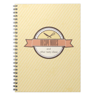 Caderno Espiral A faca feita sob encomenda dos cozinheiros chefe