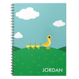 Caderno Espiral A família do pato