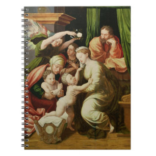 Caderno Espiral A família santamente