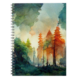 Caderno Espiral A Floresta (natureza)